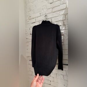 Vince Women's Black Turtleneck 100% Cashmere